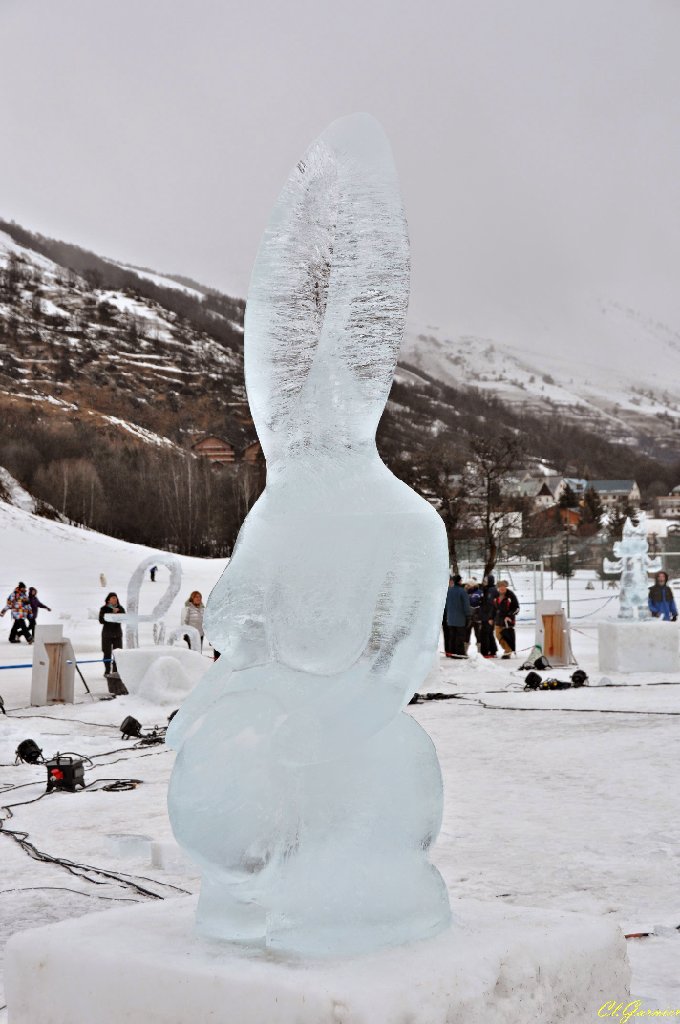 1501264_L-Homme_Moderne.JPG - L'Homme Moderne - Sculpture sur Glace - Valloire 2015