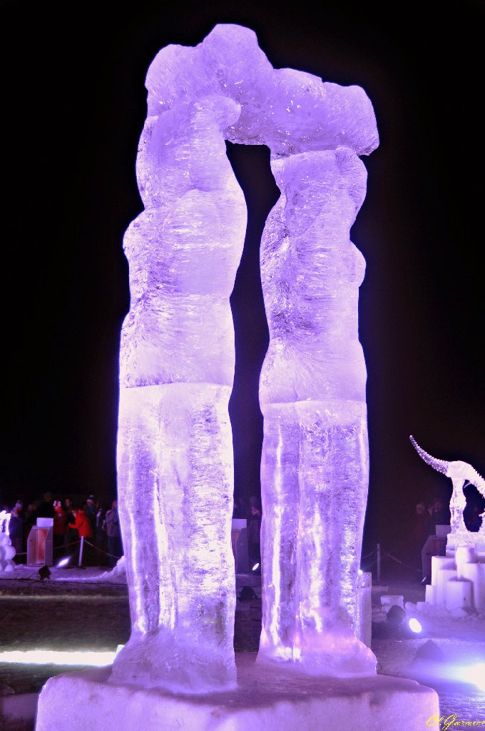 1501330_Les_Gardiennes_du_Temps.JPG - Les Gardiennes du Temps - Sculpture sur Glace - Valloire 2015