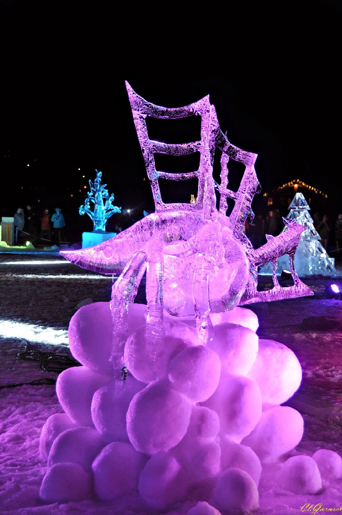 1501340_Le_Cryopode.JPG - Le Cryopode - Sculpture sur Glace - Valloire 2015